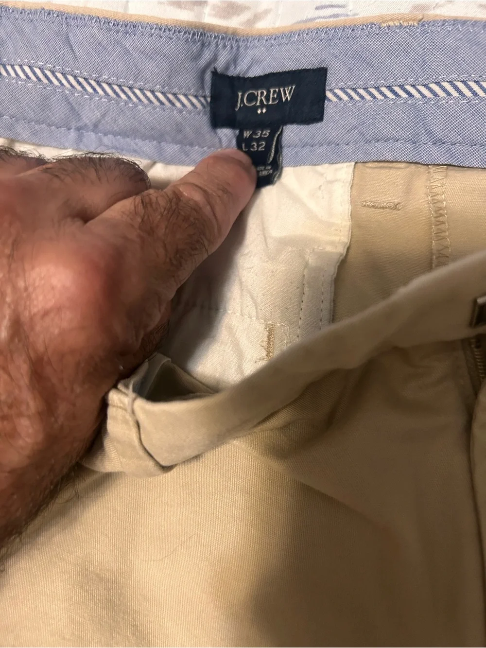 J. Crew Men's Khaki Tan Chino Pants